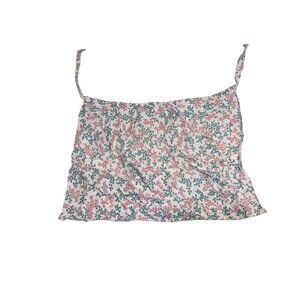 Floral Print Egg Collecting Apron Vintage - Boho Farmhouse Style READ